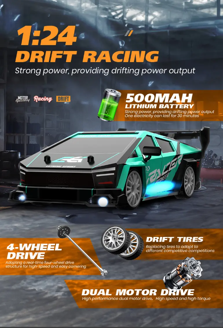 1:24 Scale RC Drift Car Supply · TV10294 · detail image 3 of 6