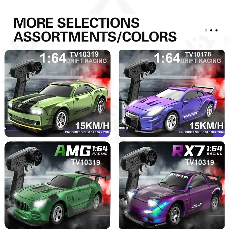1:64 Scale Desktop Drift Car, Type-C Charging · TV10319 · detail image 12 of 13