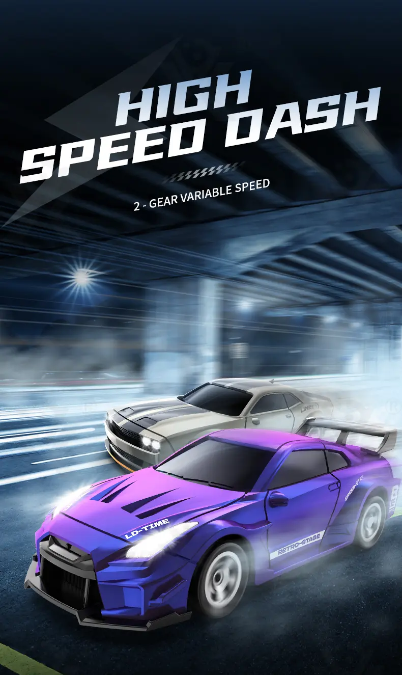 1:64 Scale Desktop Drift Car, Type-C Charging · TV10319 · detail image 3 of 13