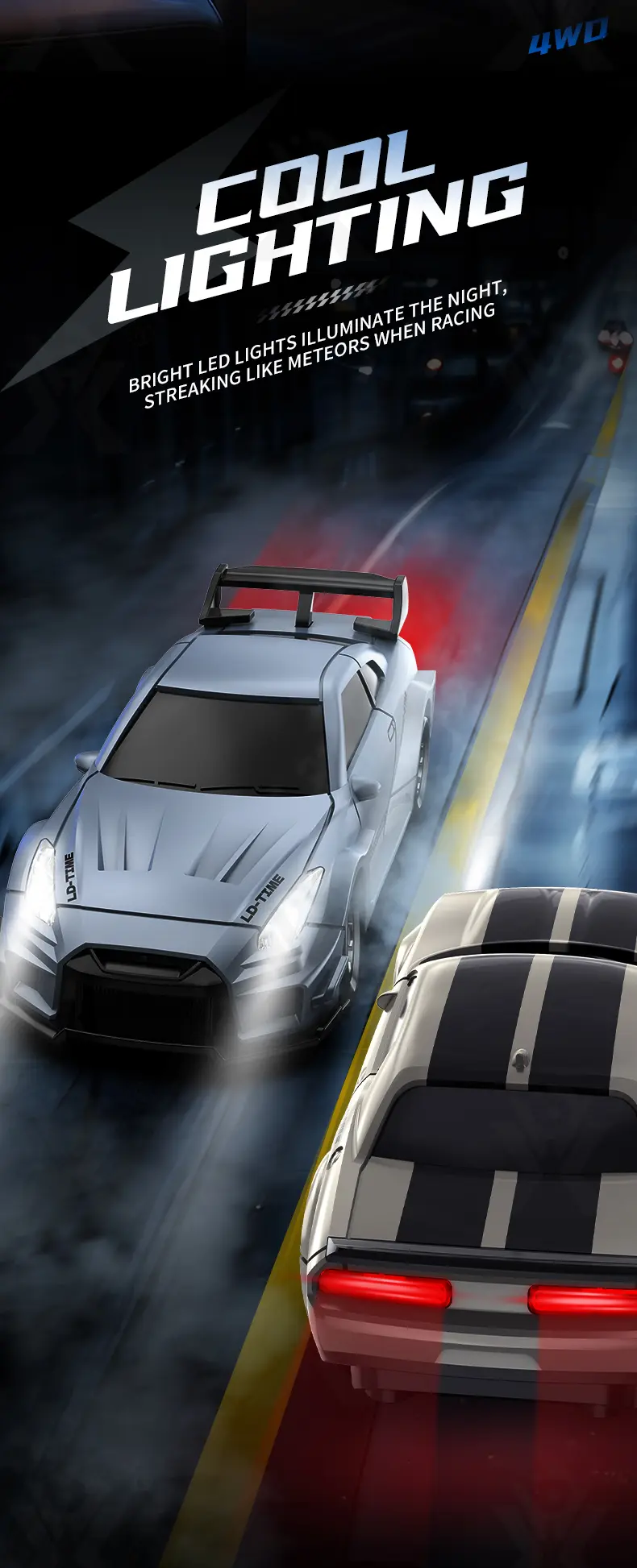 1:64 Scale Desktop Drift Car, Type-C Charging · TV10319 · detail image 7 of 13