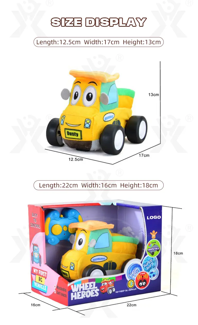 RC Plush Car Toy, Engineering Theme · TV10318 · detail image 12 of 12