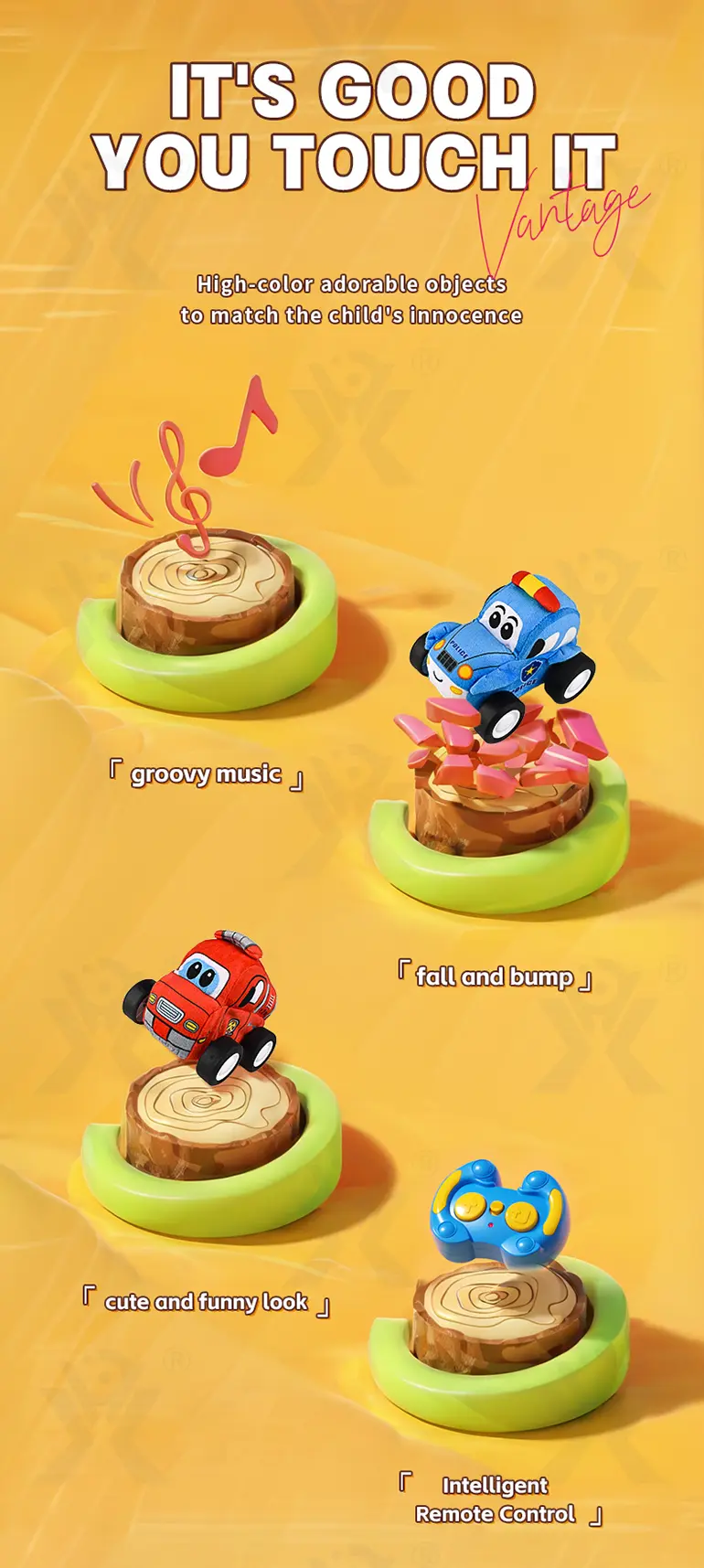 RC Plush Car Toy, Engineering Theme · TV10318 · detail image 2 of 12