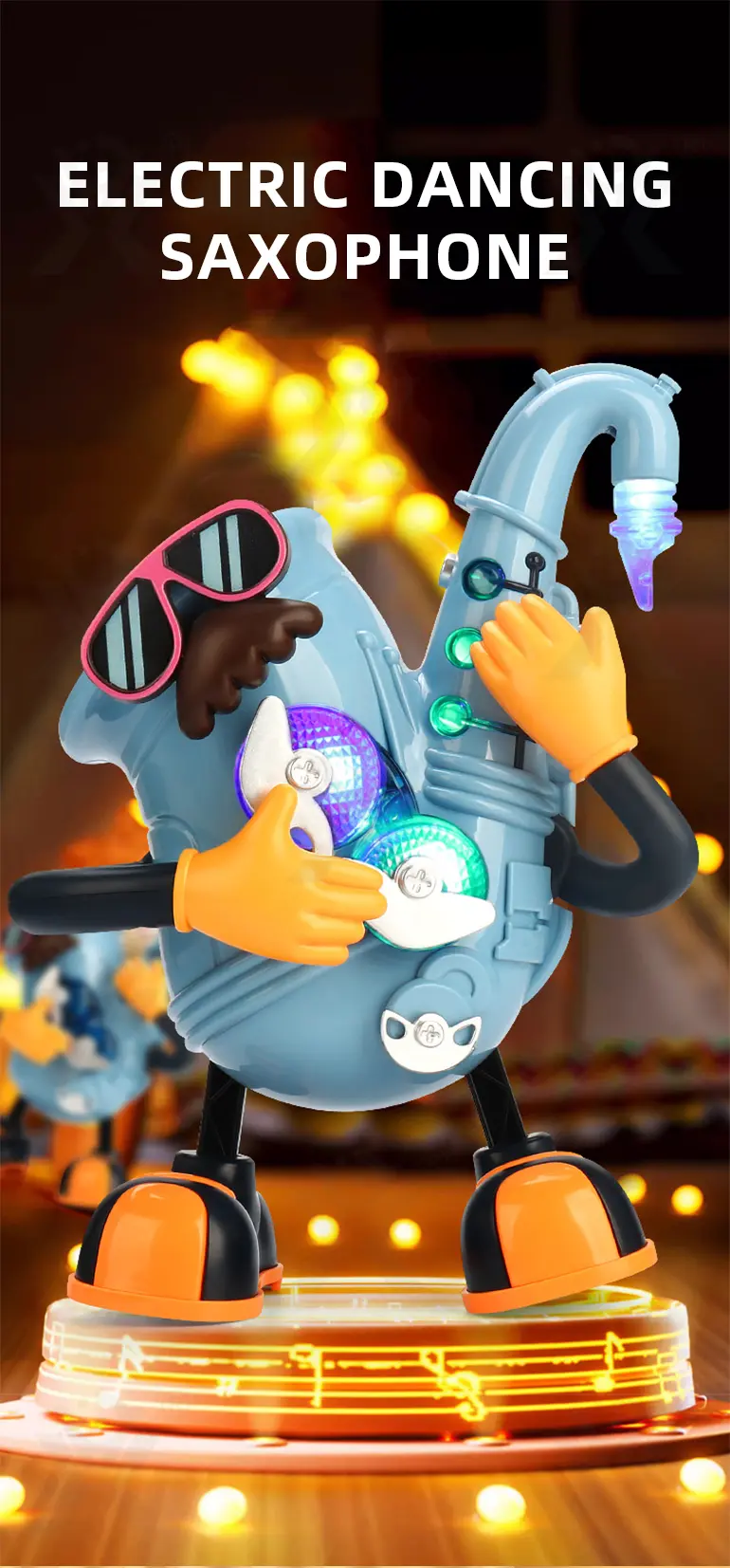 Dancing Saxophone Toy, Building the Sense of Rhythm · TV10290 · detail image 1 of 8