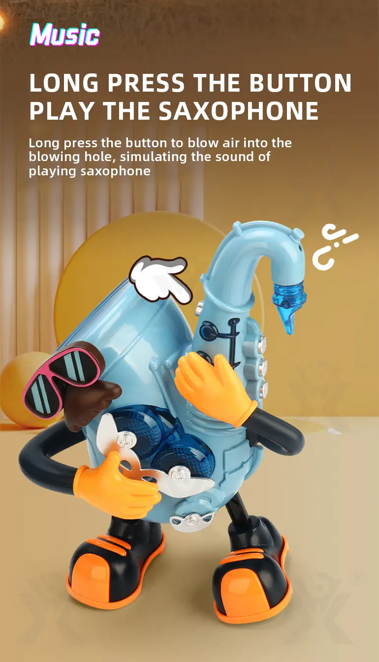 Dancing Saxophone Toy, Building the Sense of Rhythm · TV10290 · detail image 5 of 8