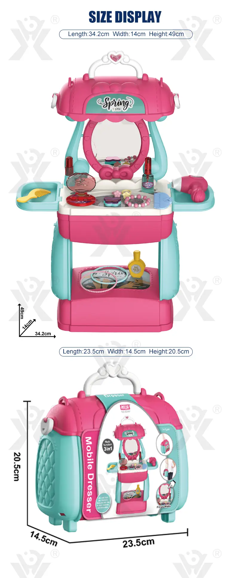 Pretend Makeup Toy Set · TV10279 · detail image 6 of 6