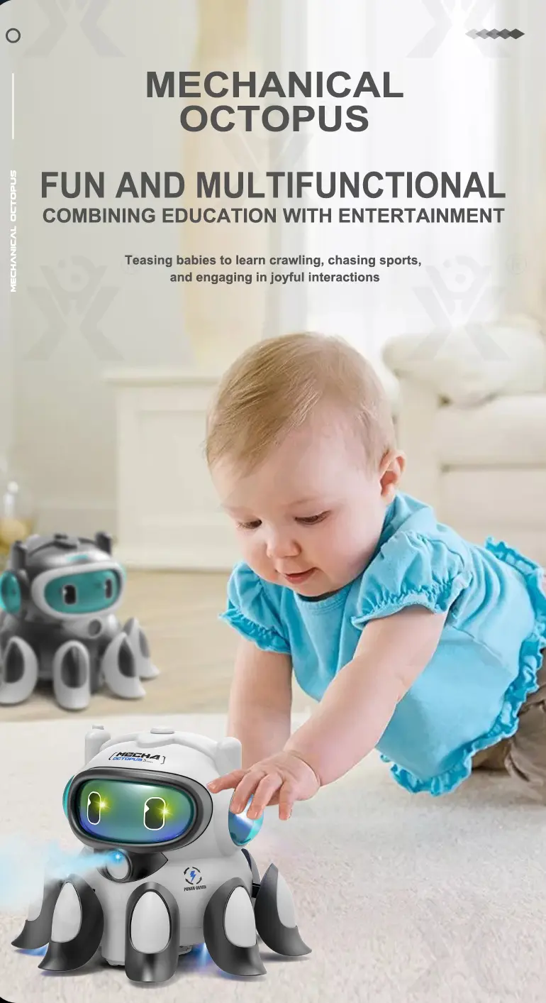 Kids Electric Mechanical Octopus Toy · TV10300 · detail image 4 of 11
