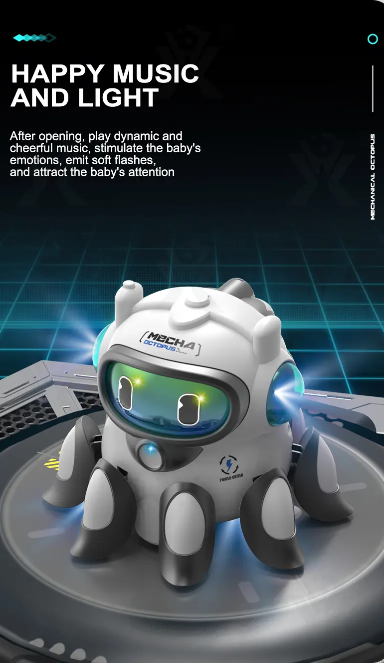 Kids Electric Mechanical Octopus Toy · TV10300 · detail image 5 of 11