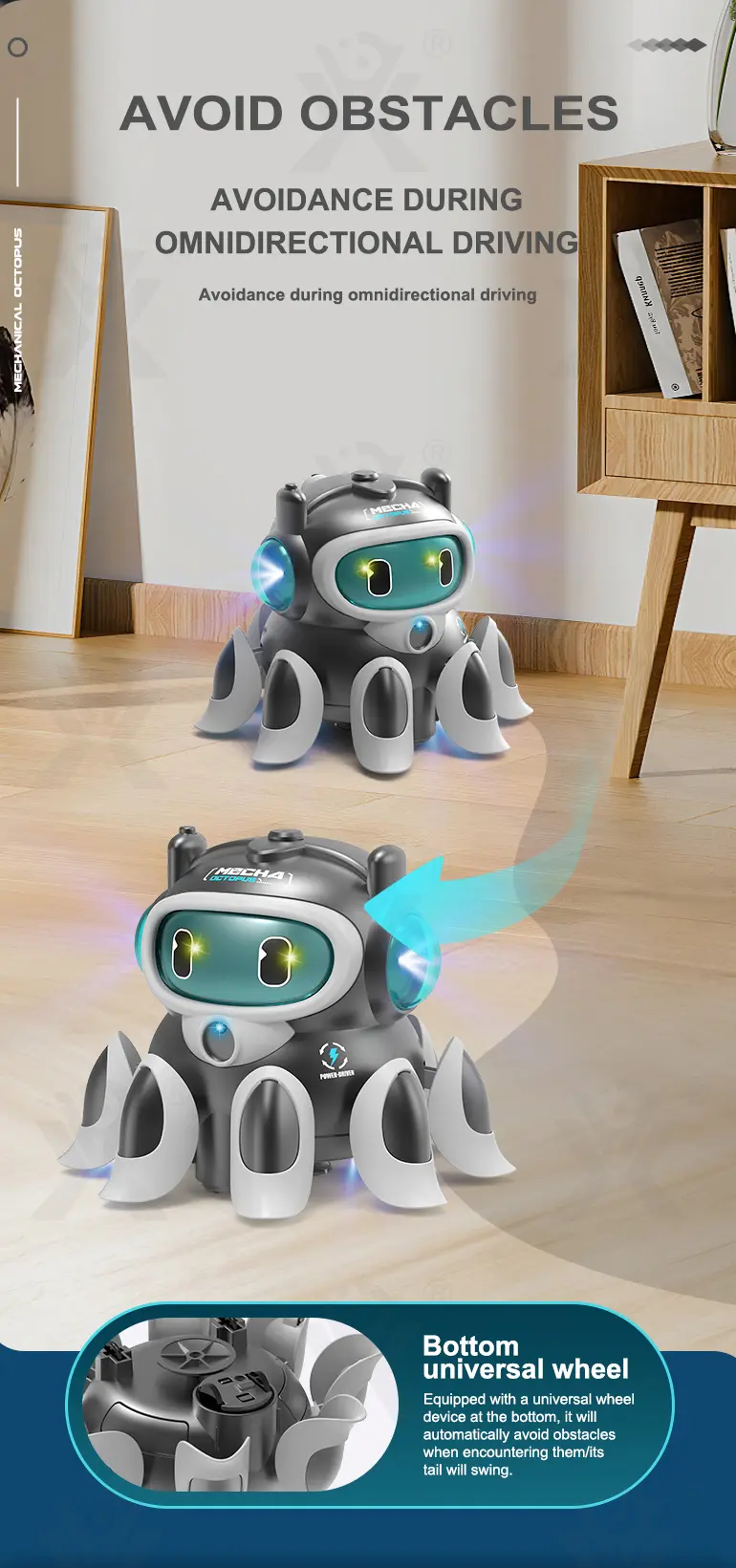 Kids Electric Mechanical Octopus Toy · TV10300 · detail image 6 of 11