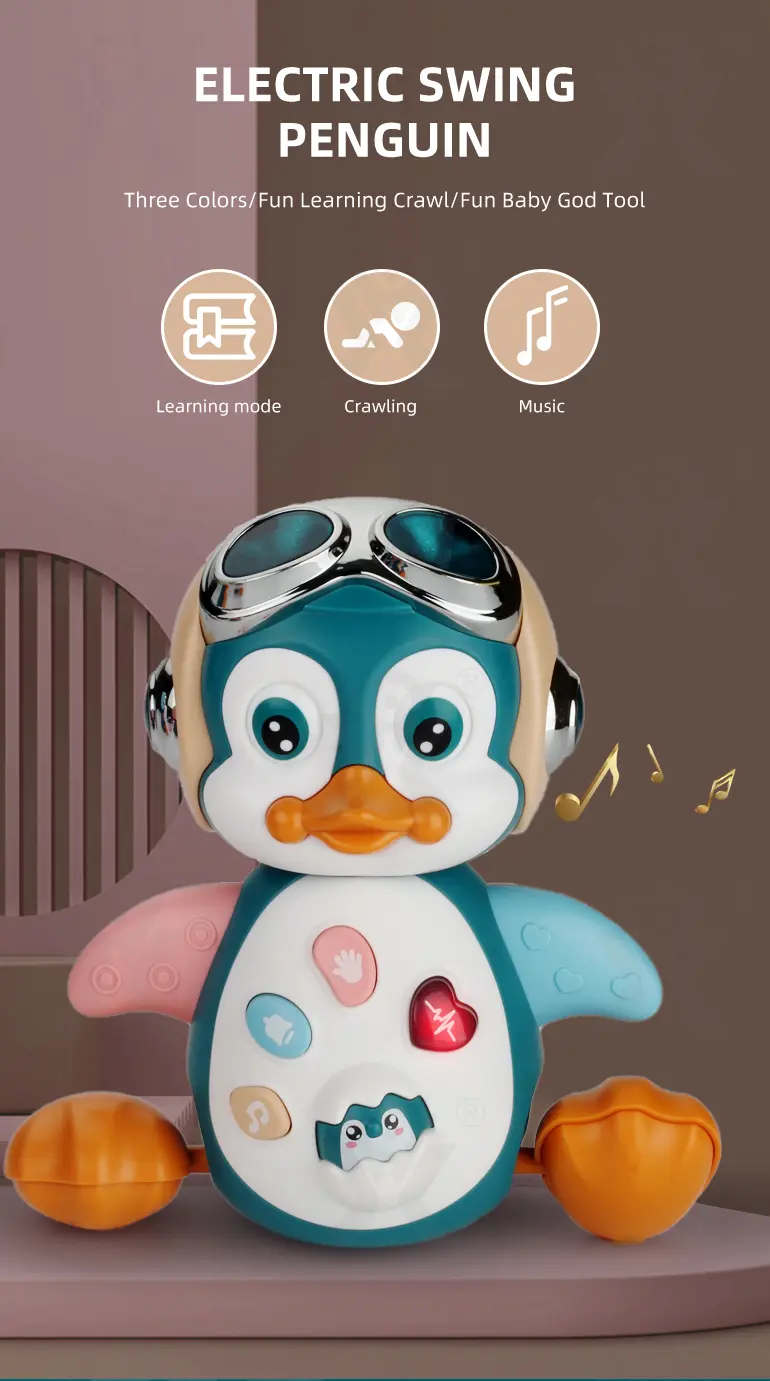 Electric Penguin Toys, Crawling and Learning Modes · TV10302 · detail image 1 of 10