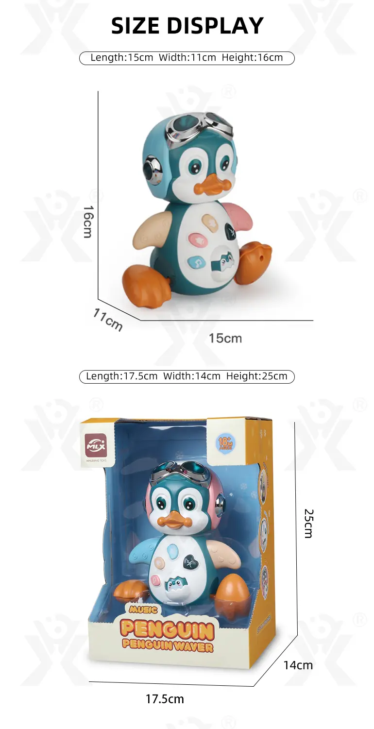 Electric Penguin Toys, Crawling and Learning Modes · TV10302 · detail image 10 of 10