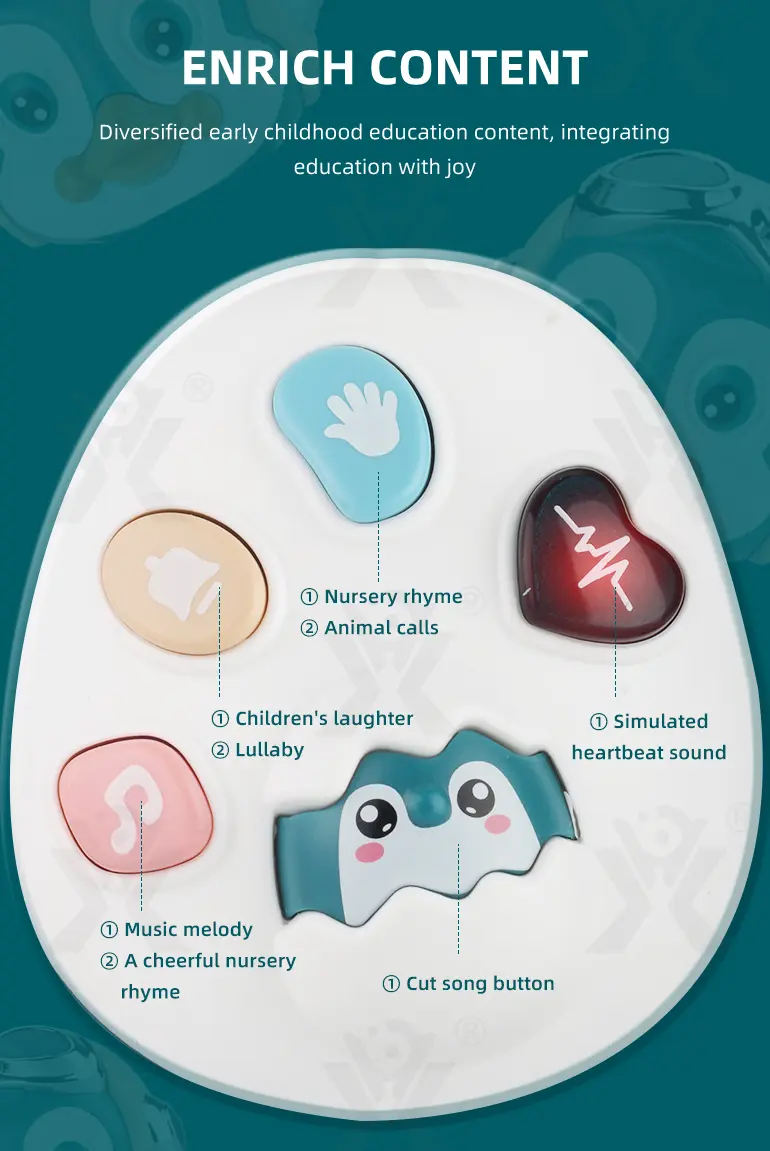 Electric Penguin Toys, Crawling and Learning Modes · TV10302 · detail image 2 of 10