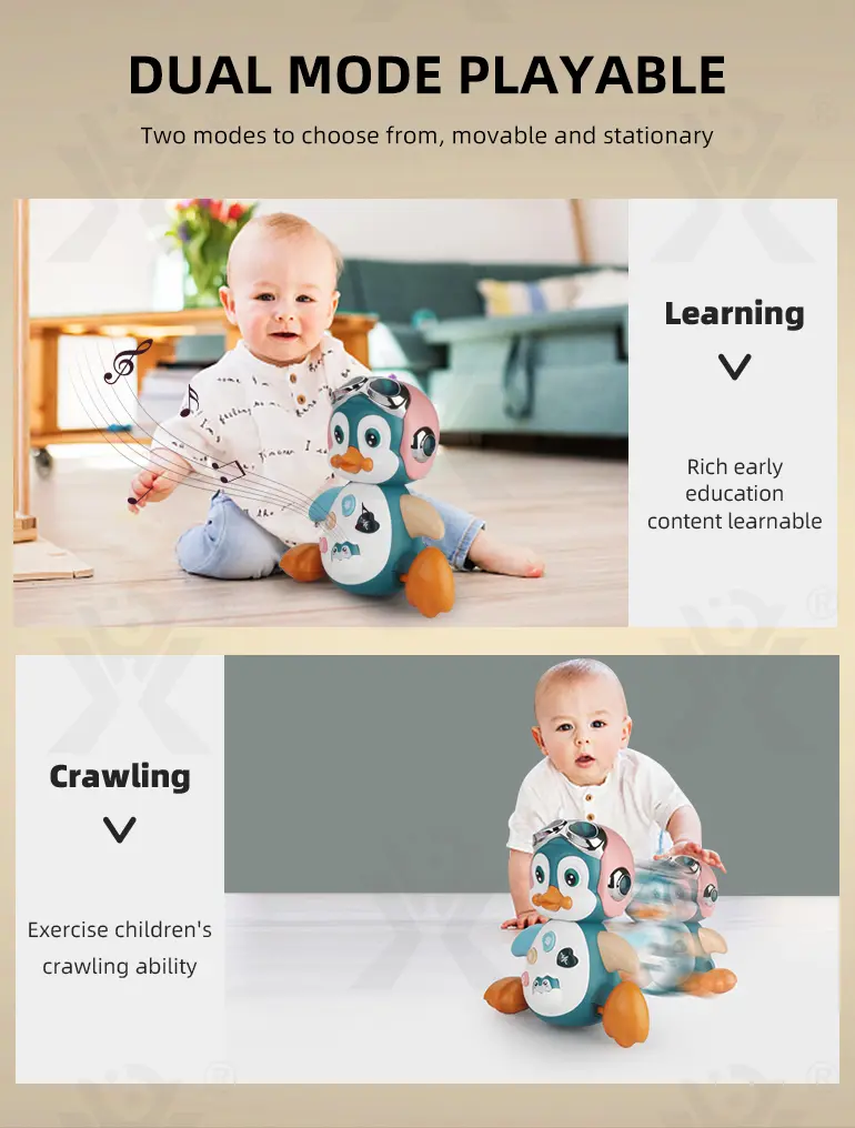 Electric Penguin Toys, Crawling and Learning Modes · TV10302 · detail image 4 of 10
