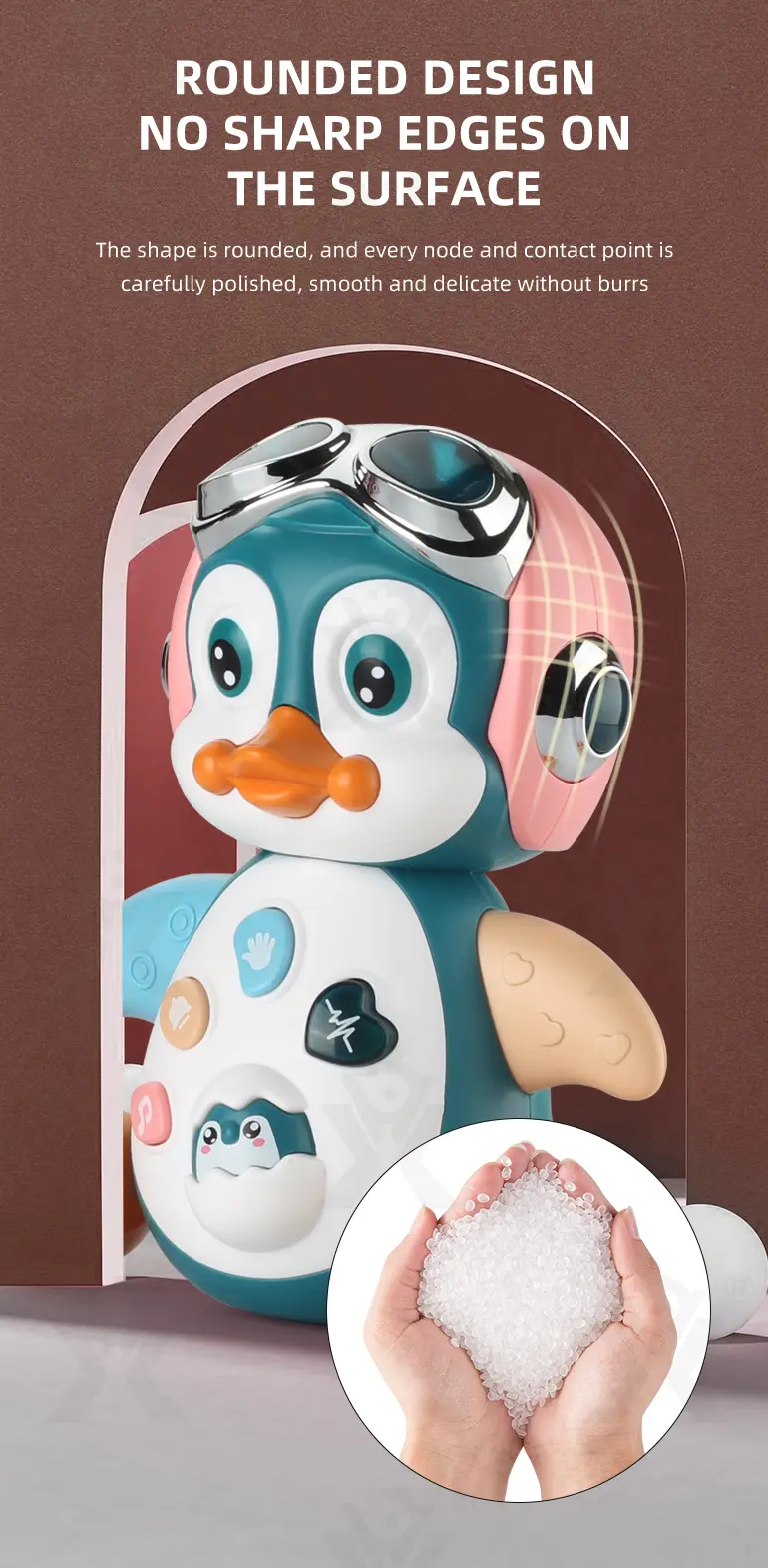 Electric Penguin Toys, Crawling and Learning Modes · TV10302 · detail image 6 of 10
