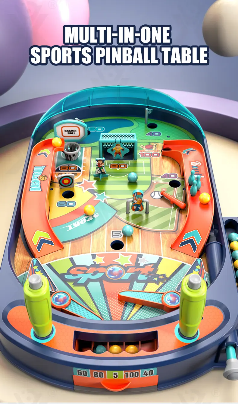 Kids Pinball Game Table Machine · TV10299 · detail image 1 of 9