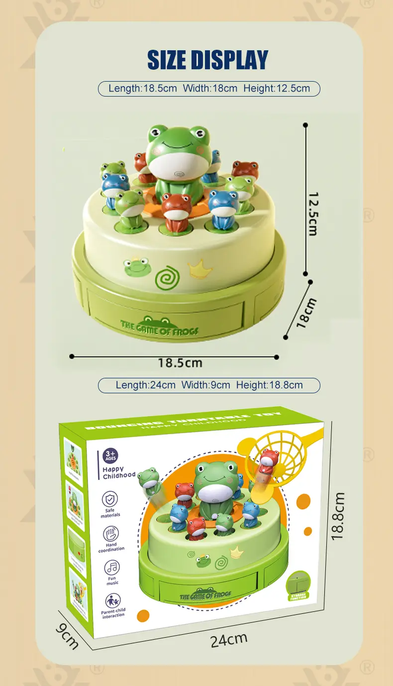 Frog Bounce and Catch Game Toy · TV10281 · detail image 11 of 12