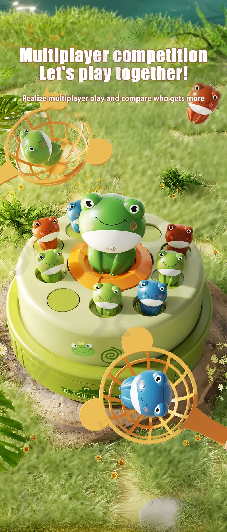 Frog Bounce and Catch Game Toy · TV10281 · detail image 2 of 12