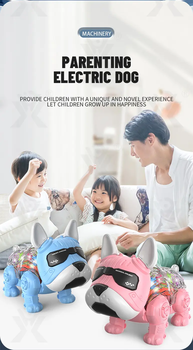 Walking Robot Dog Toy, Transparent Gear Rear · TV10284 · detail image 4 of 10