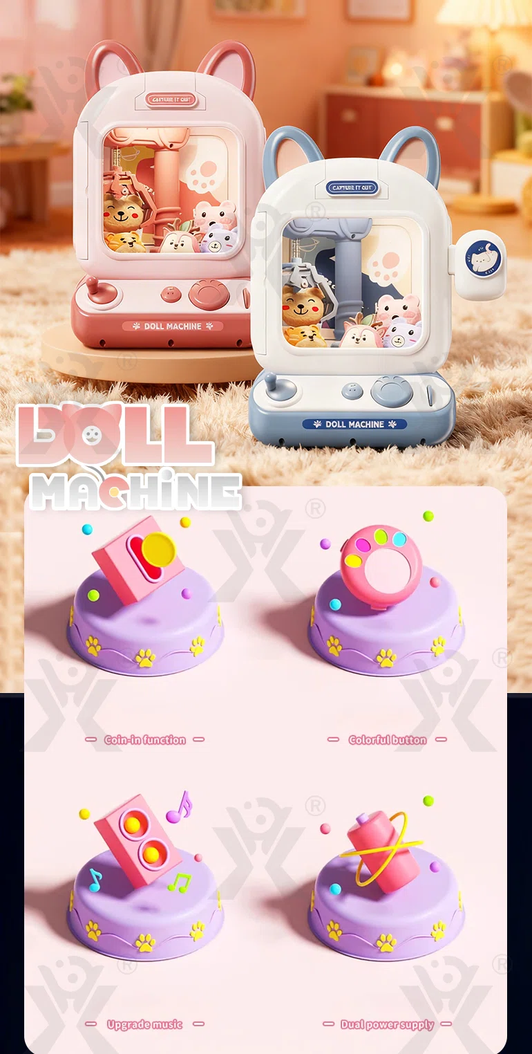 Kitten Doll Machine Toy For Kids, Mini Claw Machine · TV10273 · detail image 1 of 6