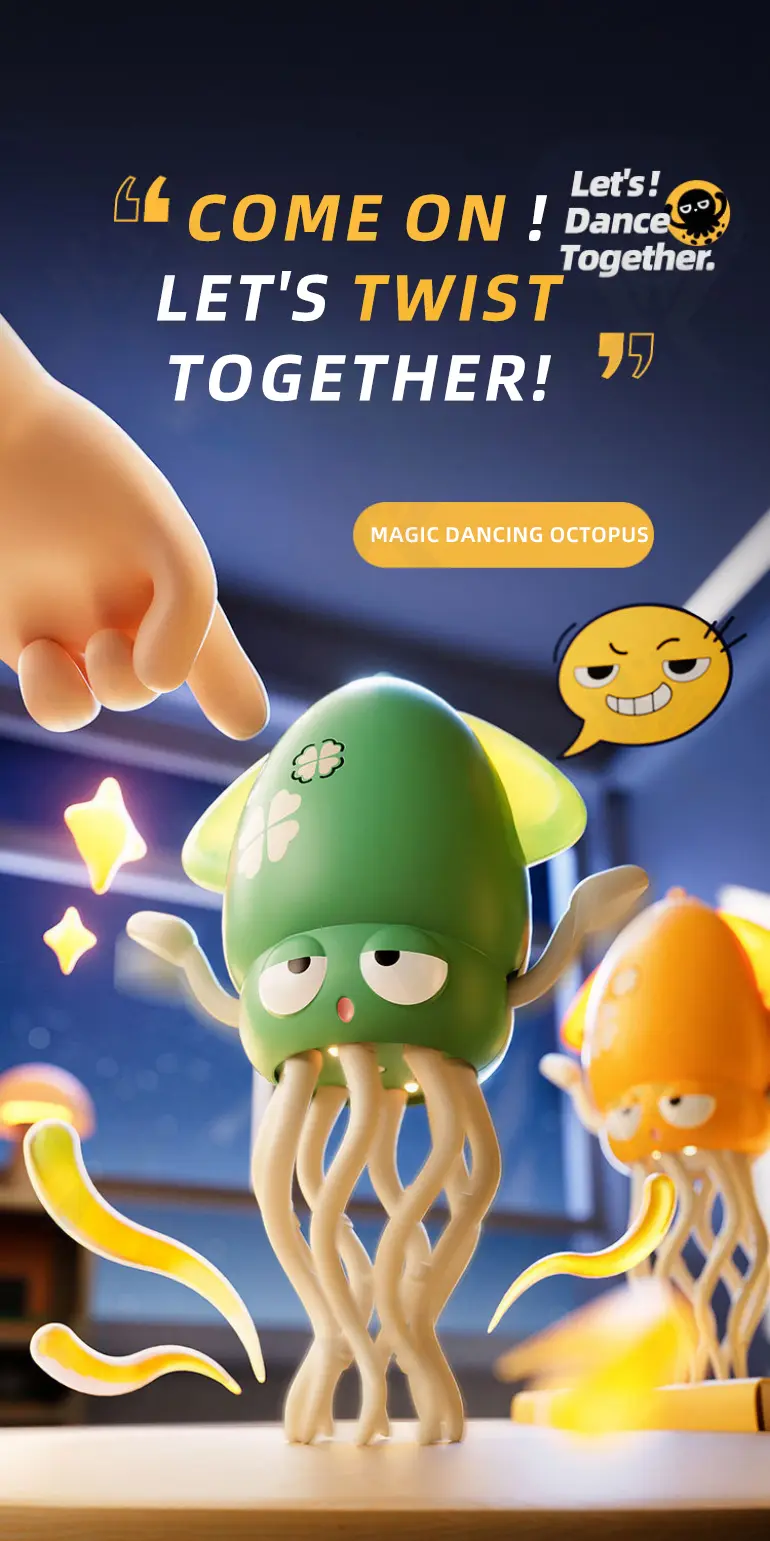 Dancing Octopus Toy For Toddlers · TV10280 · detail image 1 of 9
