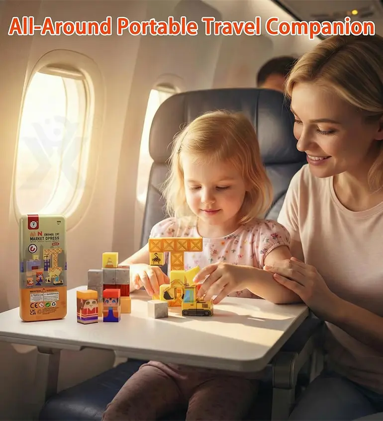 Travel Magnetic Blocks Toys, Portable Mini Size · TV10313 · detail image 4 of 9