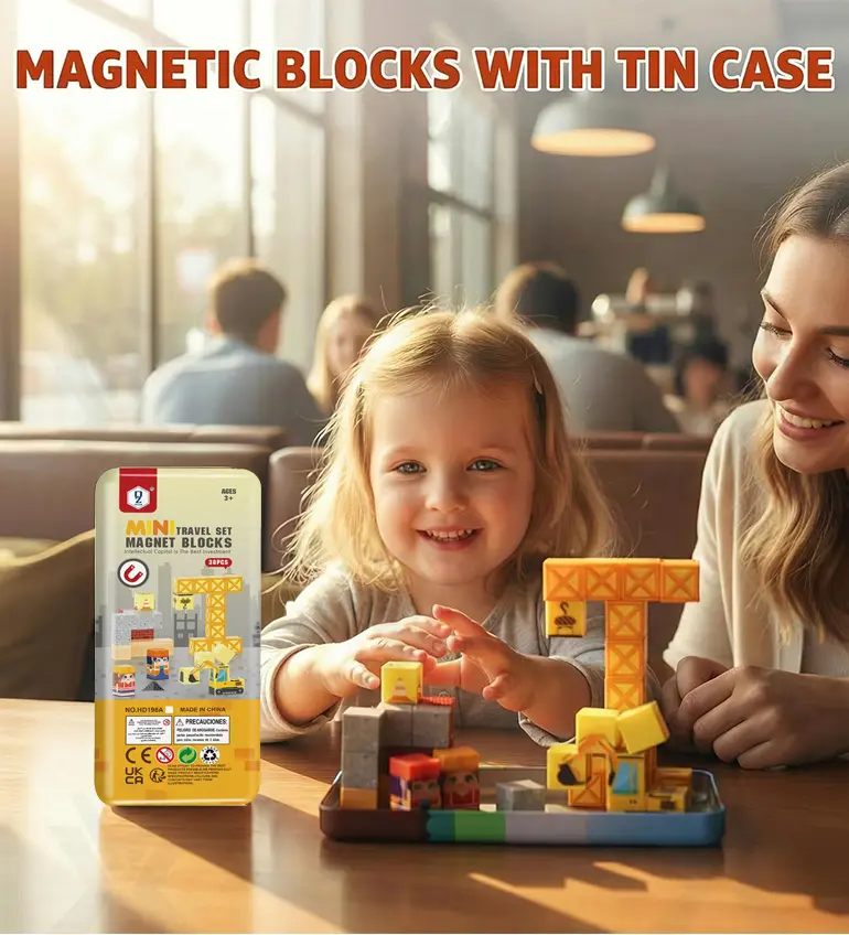 Travel Magnetic Blocks Toys, Portable Mini Size · TV10313 · detail image 5 of 9