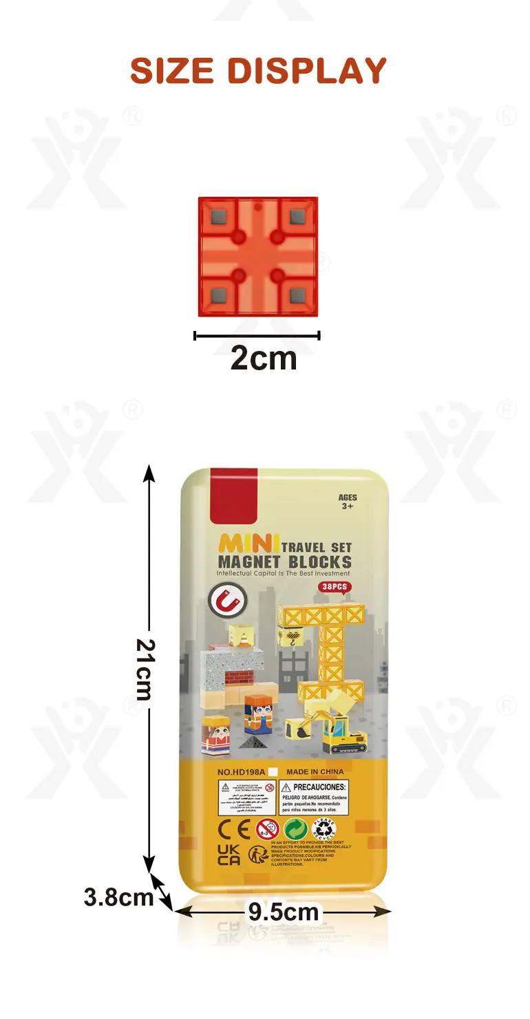Travel Magnetic Blocks Toys, Portable Mini Size · TV10313 · detail image 9 of 9