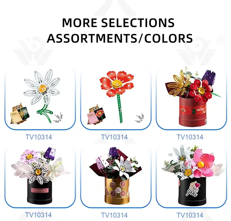 Metal Flower DIY Bouquet, External Flower · TV10314 · detail image 10 of 11