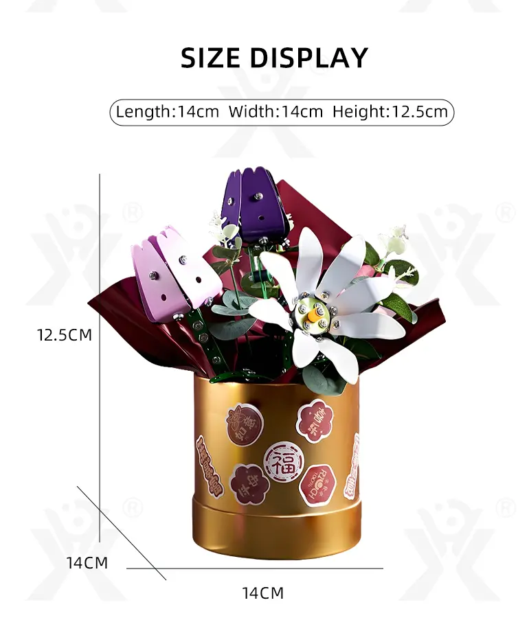 Metal Flower DIY Bouquet, External Flower · TV10314 · detail image 11 of 11