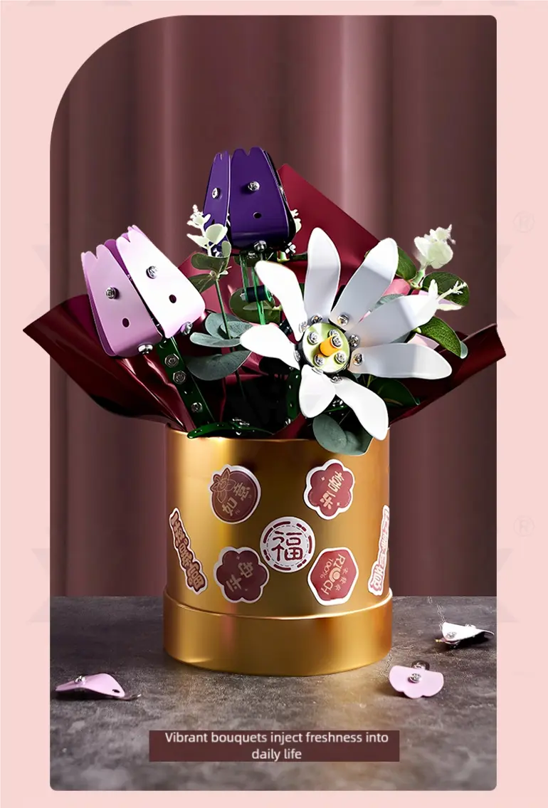 Metal Flower DIY Bouquet, External Flower · TV10314 · detail image 5 of 11