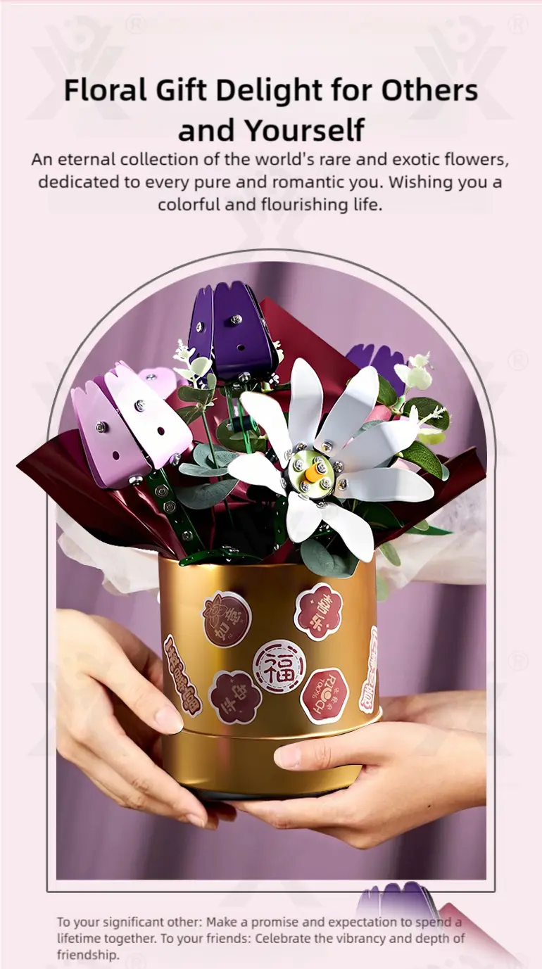 Metal Flower DIY Bouquet, External Flower · TV10314 · detail image 6 of 11