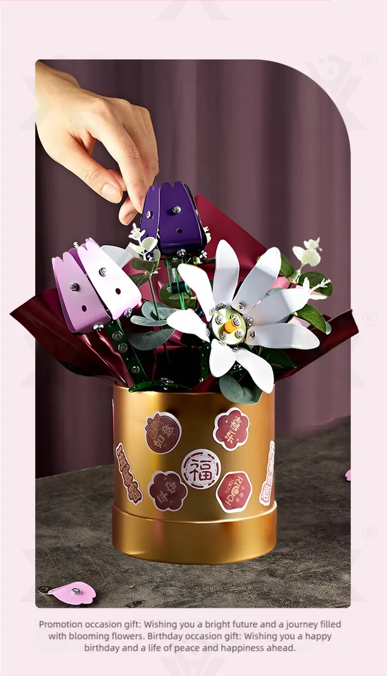 Metal Flower DIY Bouquet, External Flower · TV10314 · detail image 8 of 11