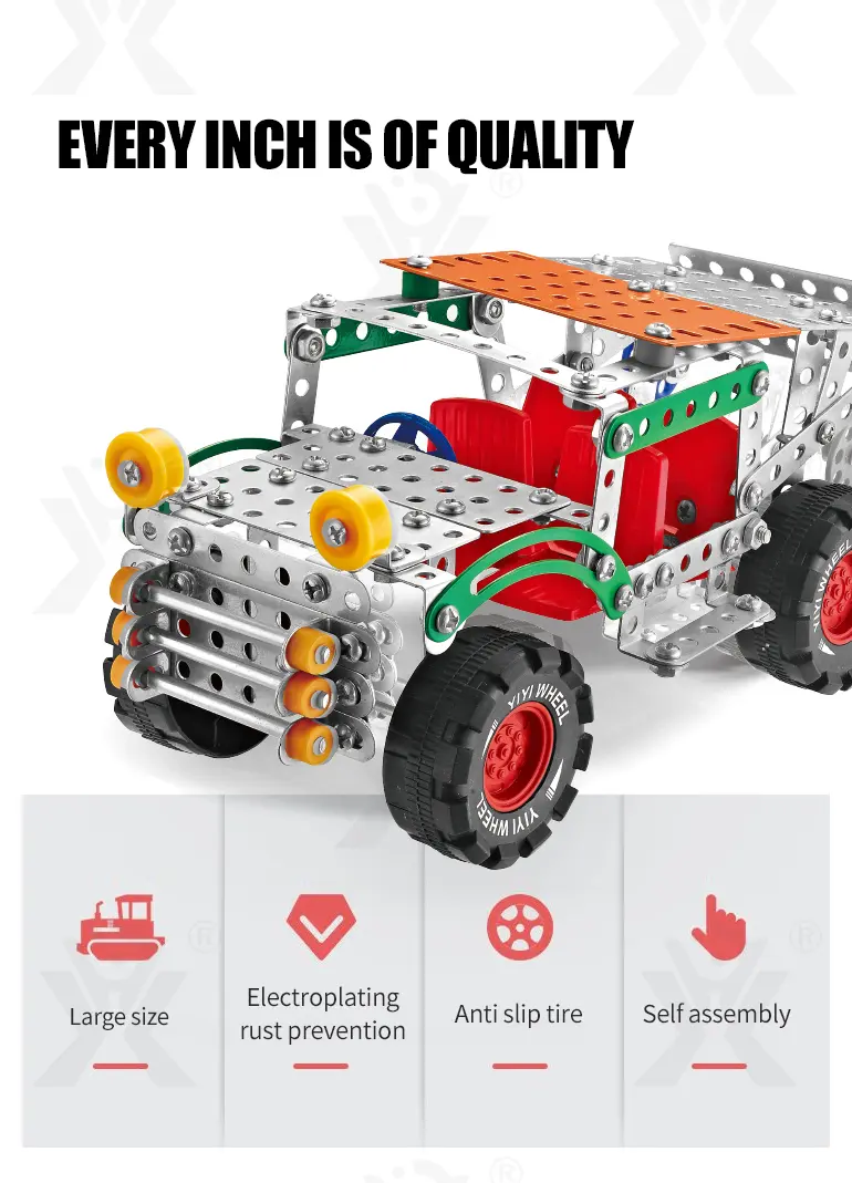 Metallic Assembly Racing Car, Metal Construction · TV10312 · detail image 2 of 7