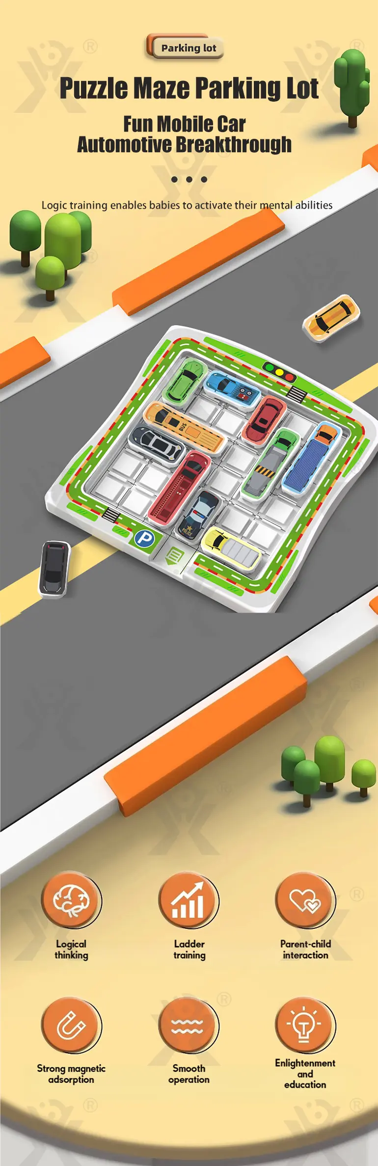 Puzzle Parking Lot Game Supply · TV10274 · detail image 1 of 11