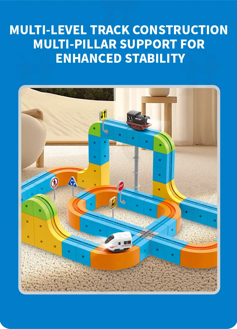 Magnetic Train Track Set, Electric Train Toy Set · TV10317 · detail image 5 of 10