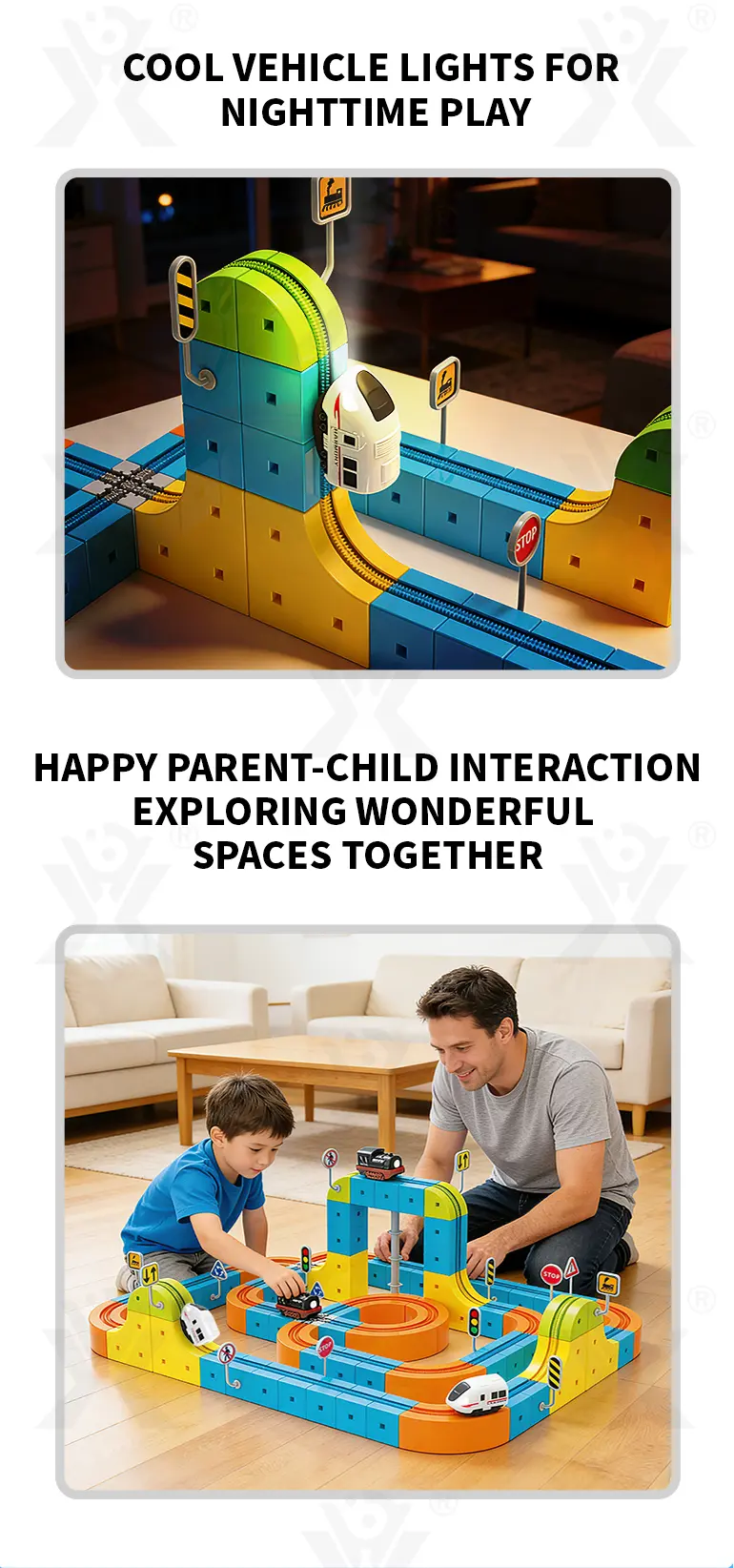 Magnetic Train Track Set, Electric Train Toy Set · TV10317 · detail image 6 of 10