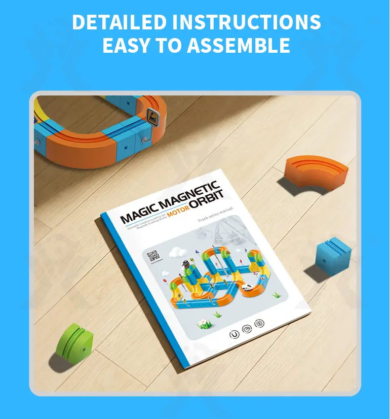 Magnetic Train Track Set, Electric Train Toy Set · TV10317 · detail image 8 of 10