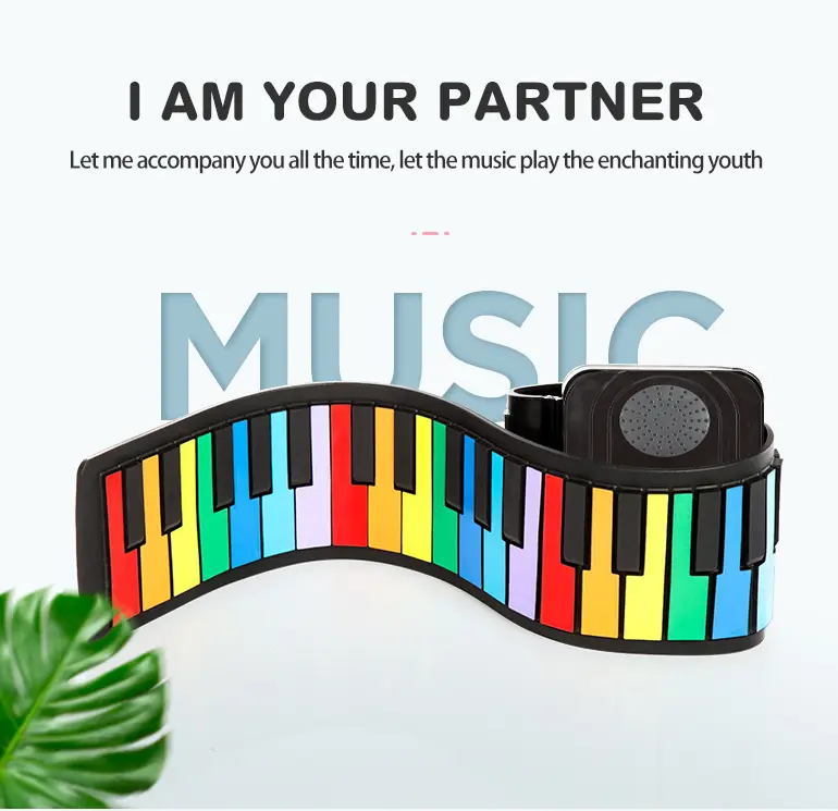 Digital Roll-Up Silicone Piano Keyboard · TV10270 · detail image 3 of 10