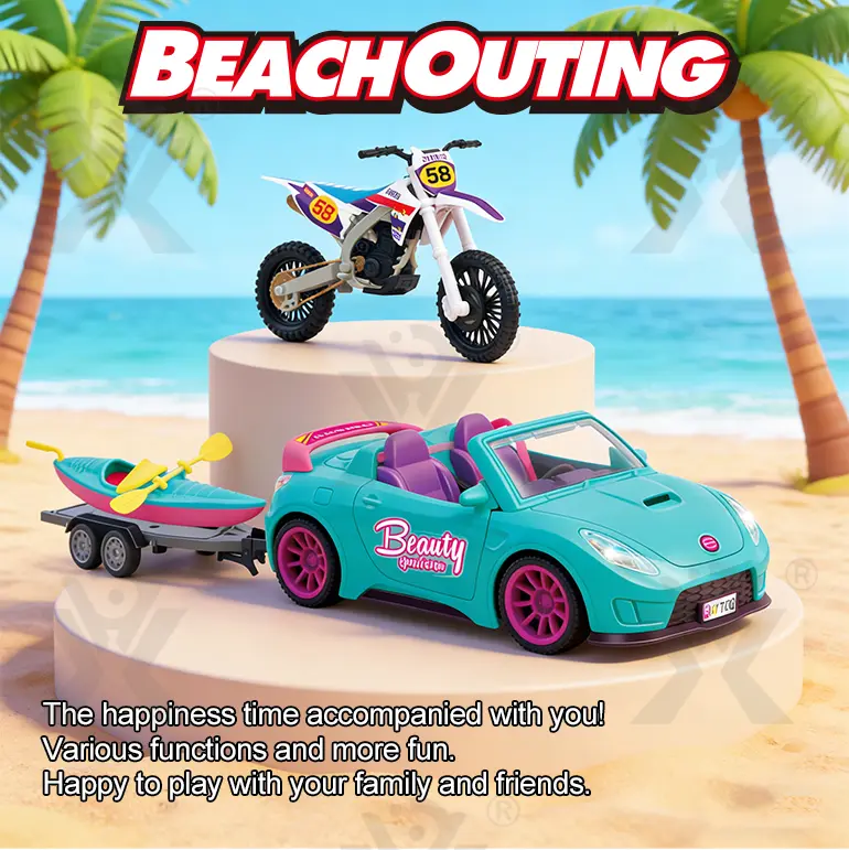 Doll Car Set, Beach Sports Car Wholesale For Kids · TV10269 · detail image 1 of 6