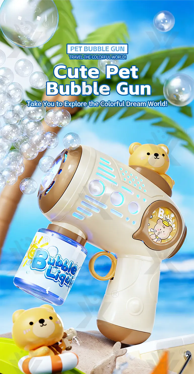 Pet Bubble Gun Toy for Kids · TV10264 · detail image 1 of 9