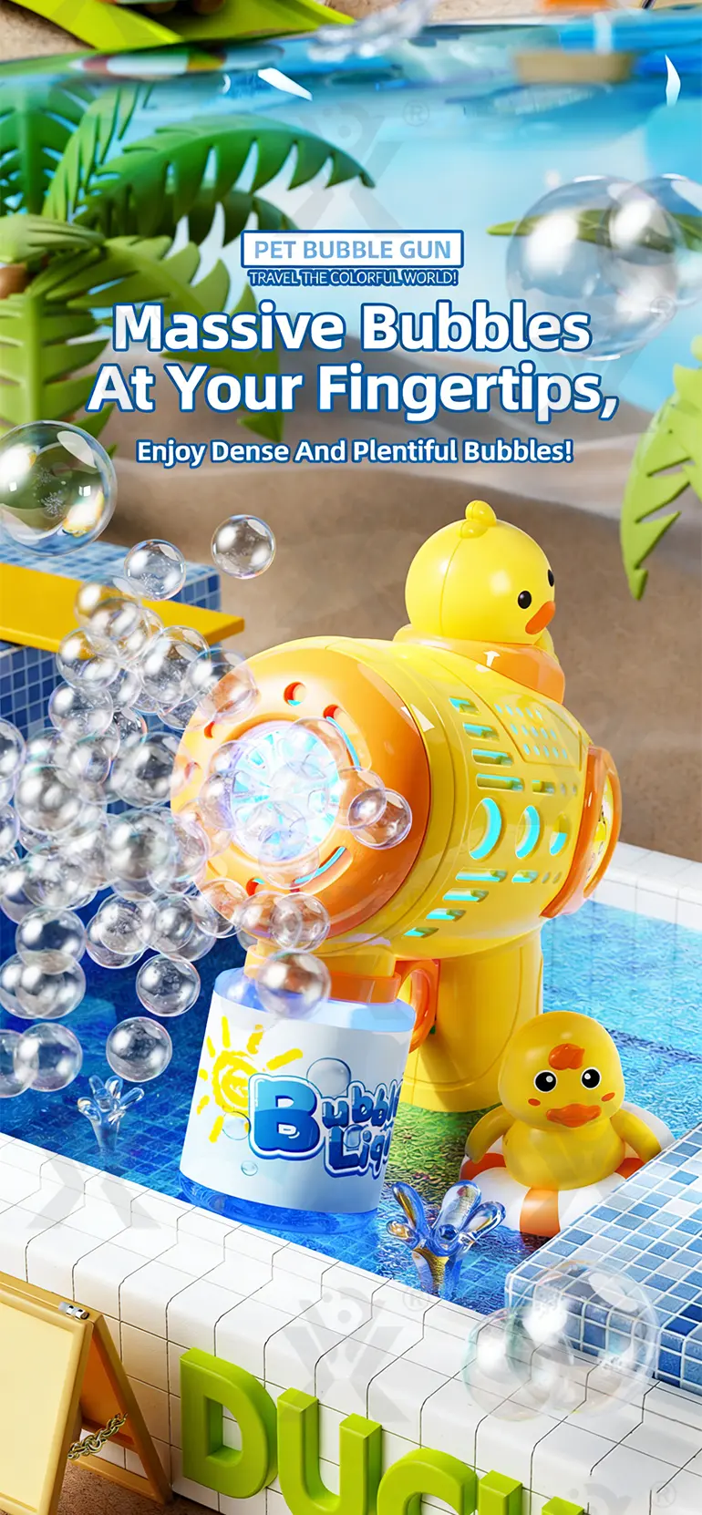 Pet Bubble Gun Toy for Kids · TV10264 · detail image 2 of 9