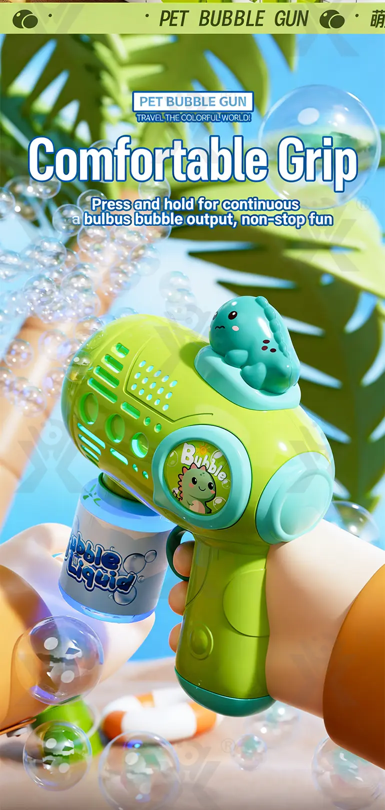 Pet Bubble Gun Toy for Kids · TV10264 · detail image 3 of 9