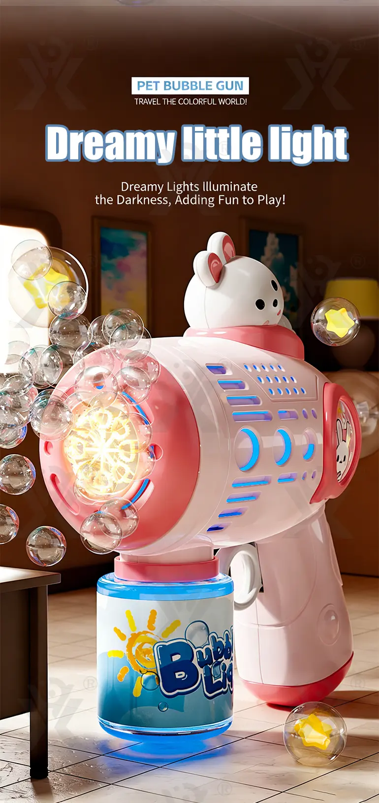 Pet Bubble Gun Toy for Kids · TV10264 · detail image 4 of 9