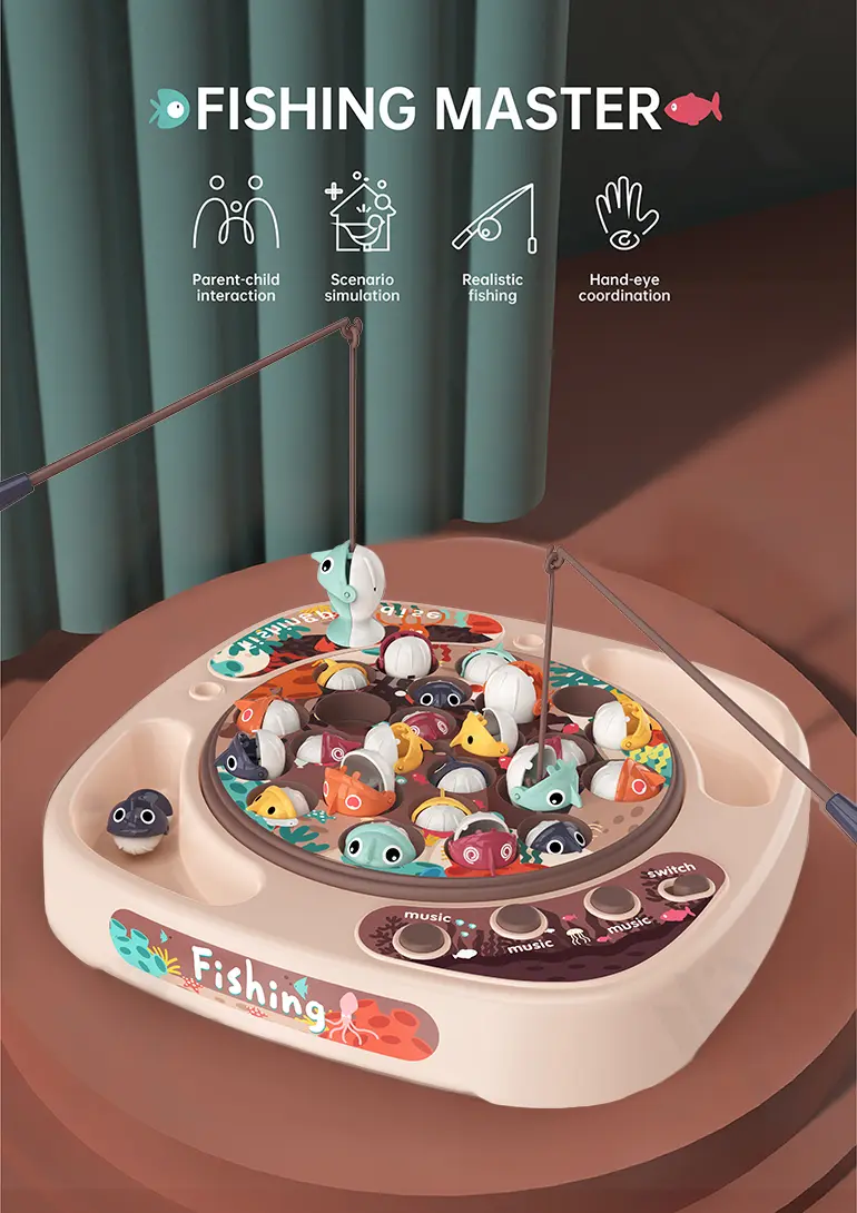 Magnetic Fishing Board Set, Rotating Fishing Game · TV10309 · detail image 1 of 7