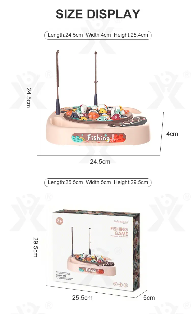 Magnetic Fishing Board Set, Rotating Fishing Game · TV10309 · detail image 7 of 7