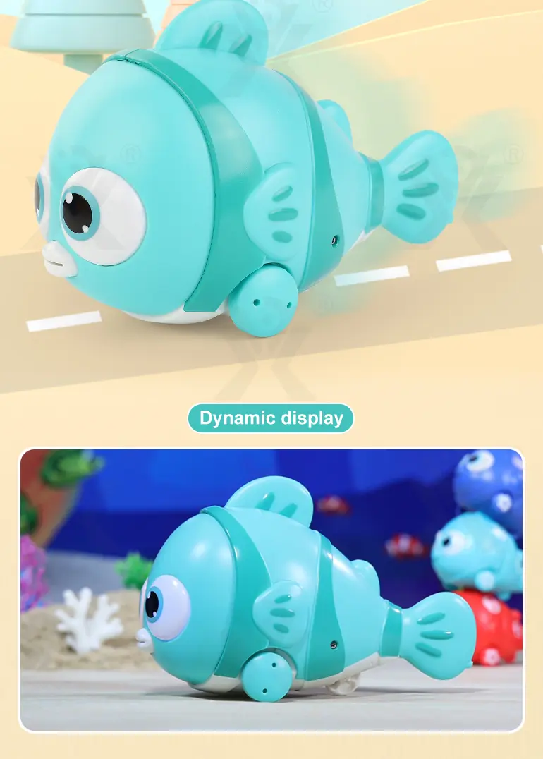 Magnetic Fishing Toy, Electric Moving Fish Bath Toys · TV10285 · detail image 2 of 10