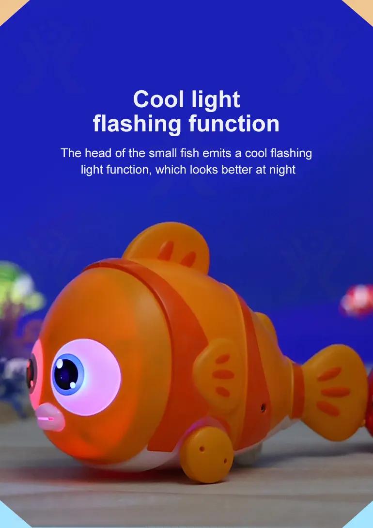 Magnetic Fishing Toy, Electric Moving Fish Bath Toys · TV10285 · detail image 5 of 10