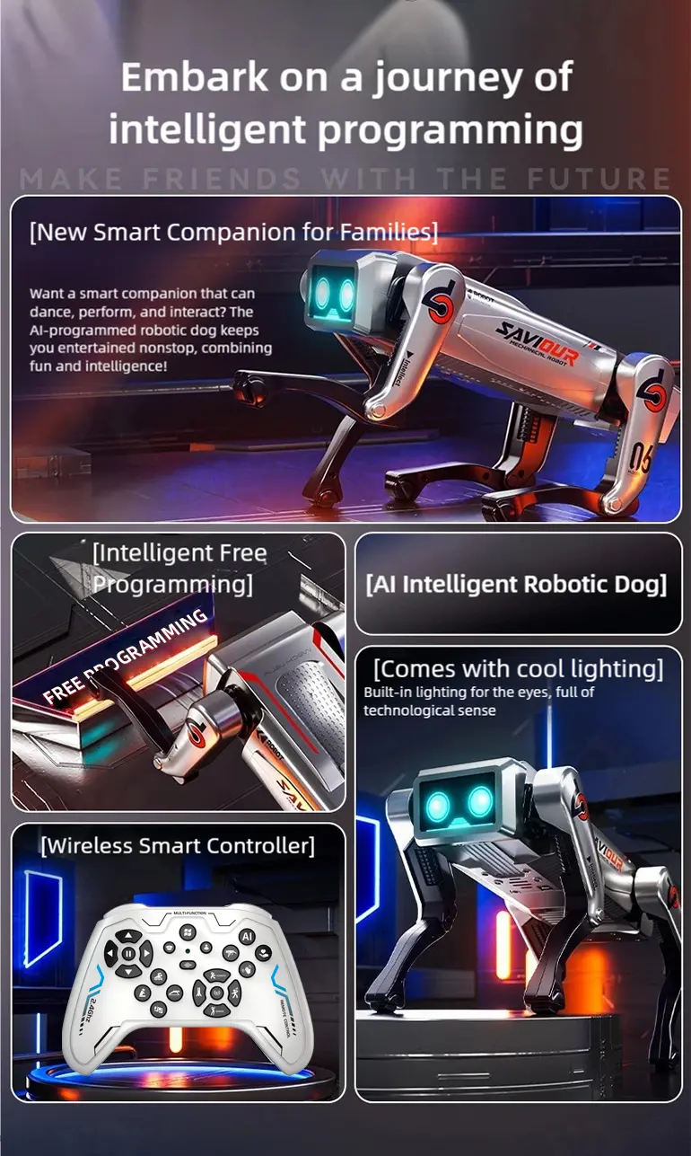 AI Interactive Robot Dog, Voice Control · TV10316 · detail image 2 of 13