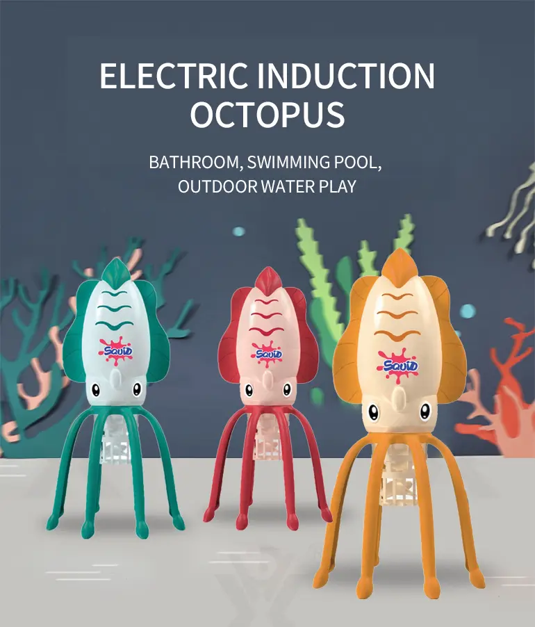 Squid Bath Toy Supplier · TV10295 · detail image 1 of 4