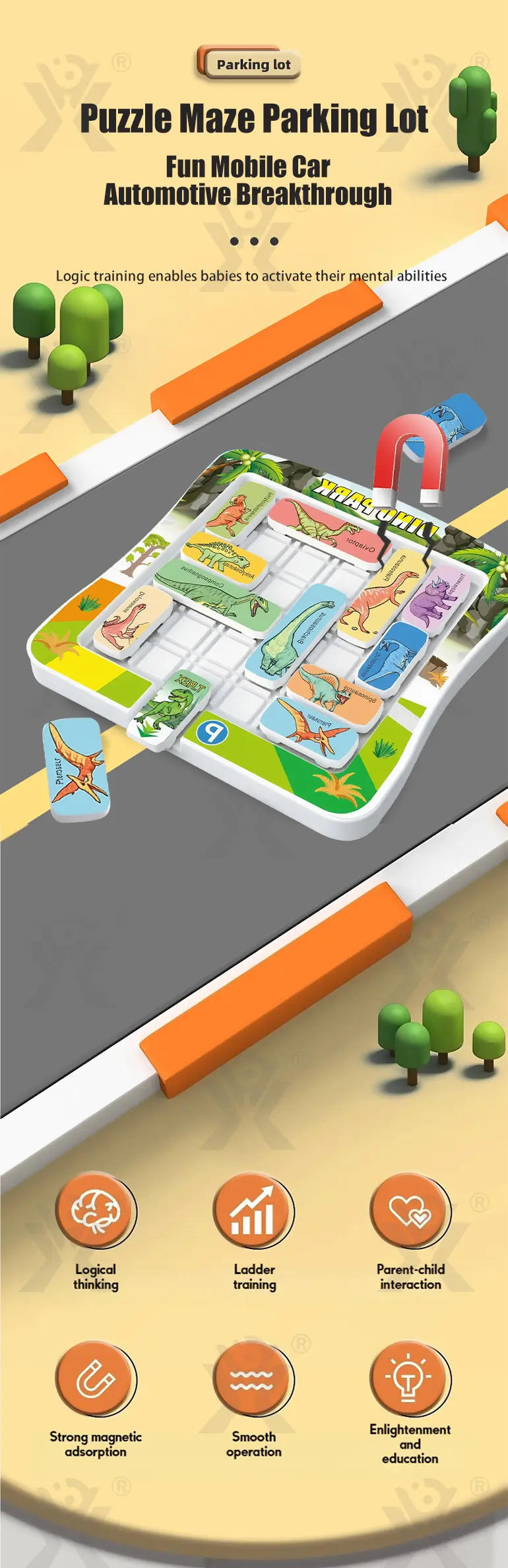 Puzzle Dinosaur Card Game · TV10275 · detail image 1 of 10