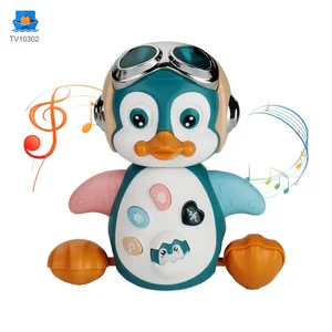 Electric Penguin Toys, Crawling and Learning Modes